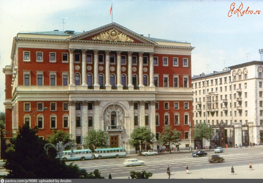 Москва - Советская (Тверская) площадь. Моссовет 1967—1970, Россия, Москва,
