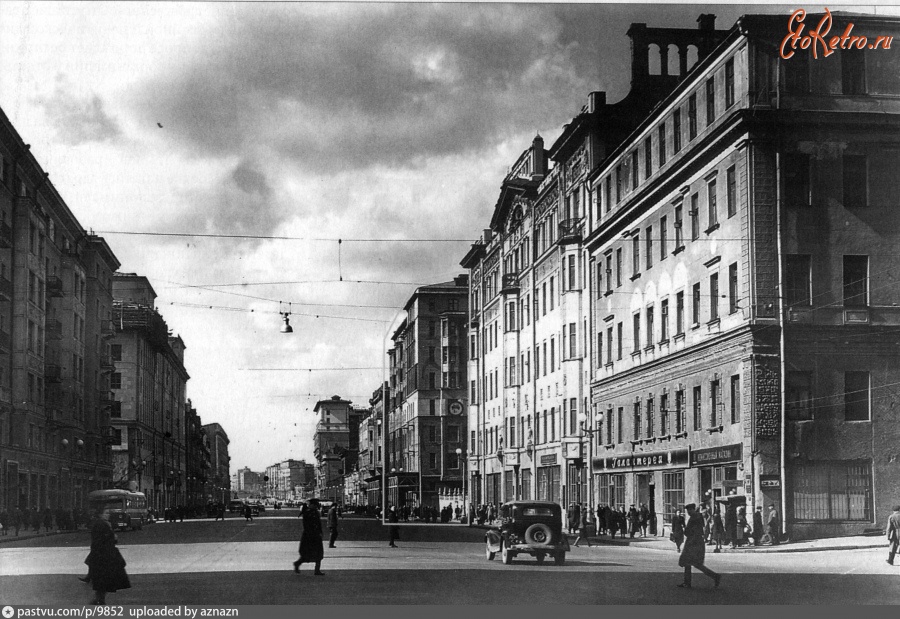 Москва - Улица Горького 1947—1950, Россия, Москва,