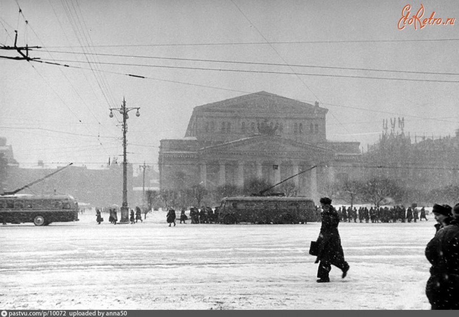 Москва - Площадь Свердлова 1947, Россия, Москва,