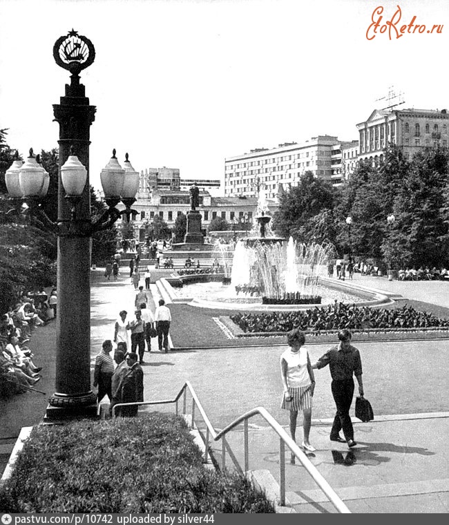 Москва - Сквер на Пушкинской площади 1967—1969, Россия, Москва,