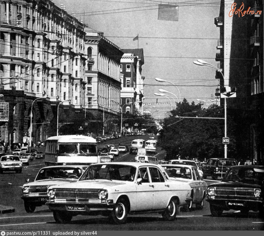 Москва - Улица Горького 1977, Россия, Москва,