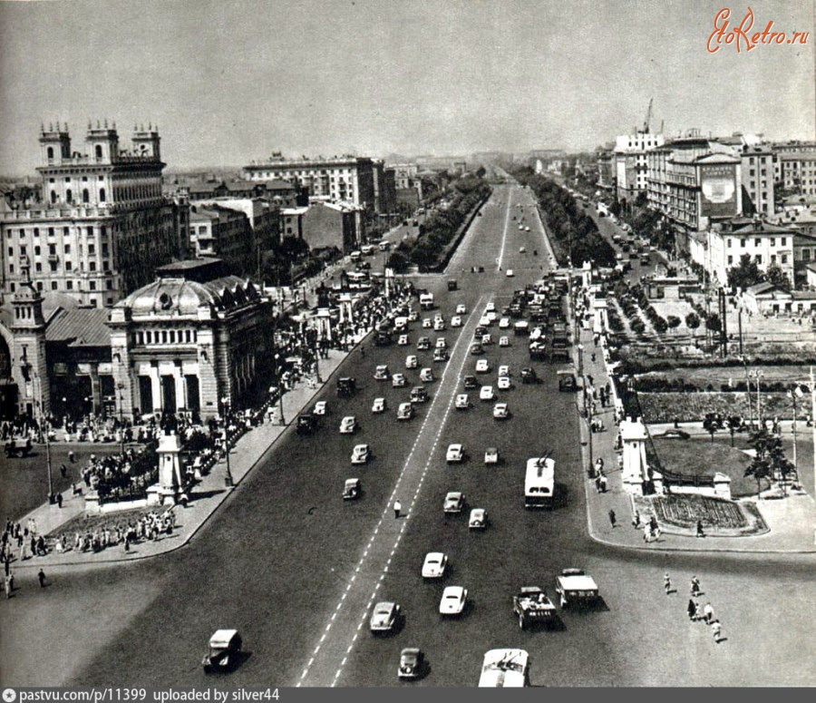 Москва - Ленинградское шоссе 1956, Россия, Москва,