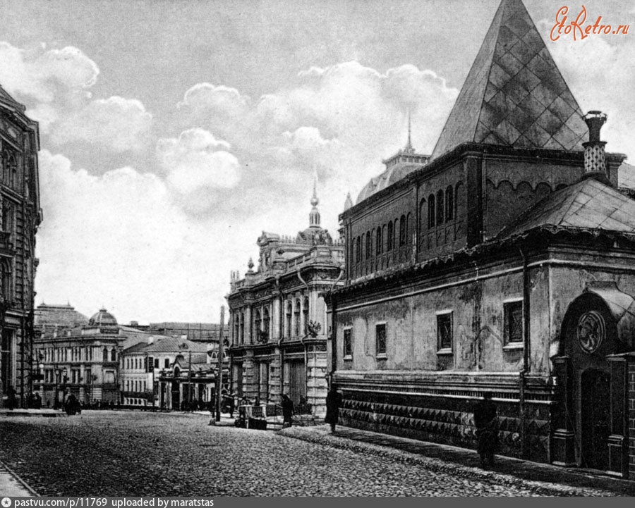 Москва - Варварка у музея Романовых 1911, Россия, Москва,