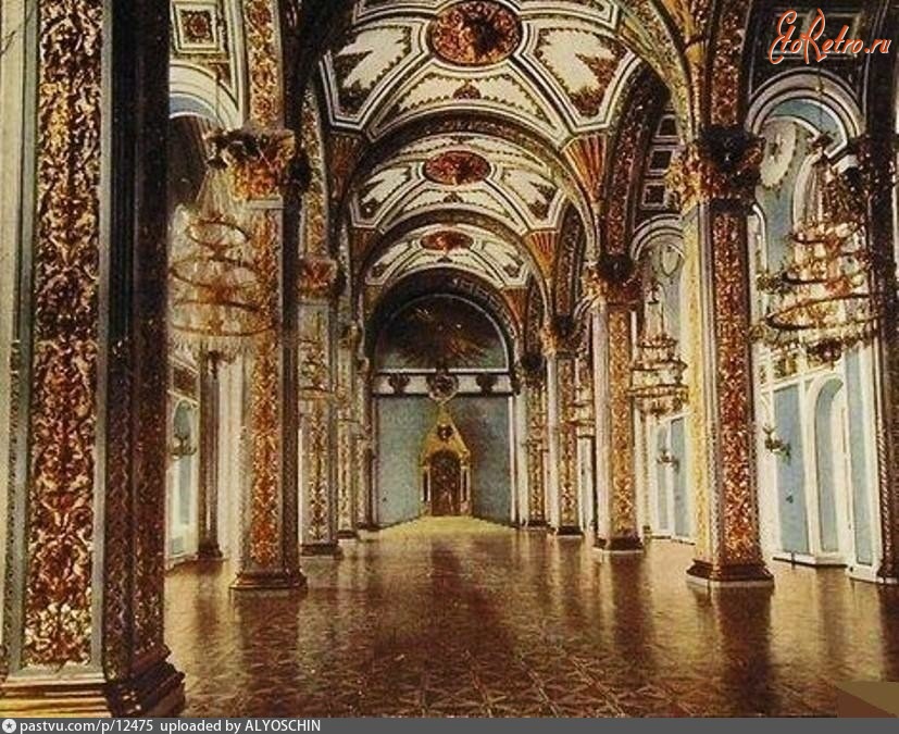 Москва - Большой дворец, Андреевская зала 1890—1900, Россия, Москва,