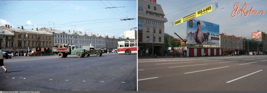 Москва - Садовая Сухаревская улица от проспекта Мира 1965, Россия, Москва,