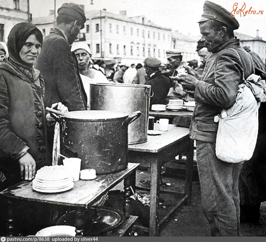 Москва - Съестные ряды на Сухаревке 1905—1915, Россия, Москва,