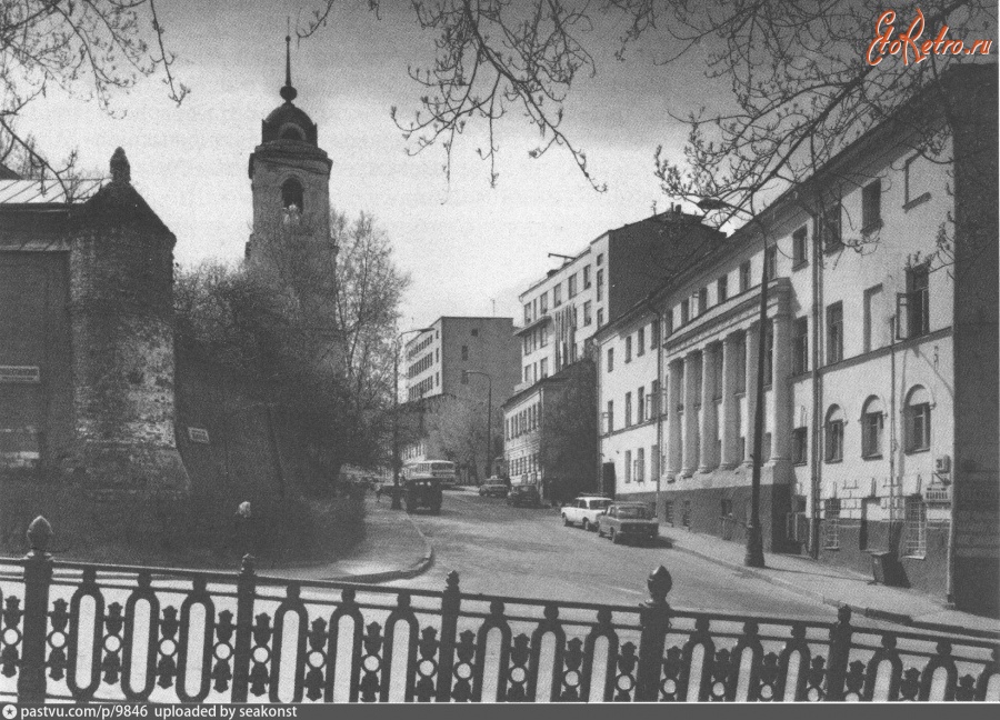 Москва - ул.Жданова у Рождественского бульвара 1980—1988, Россия, Москва,