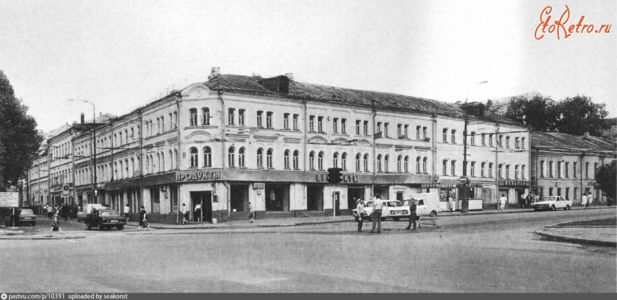 Москва - Трубная площадь, угол Петровского и Цветного бульваров 1982—1988,