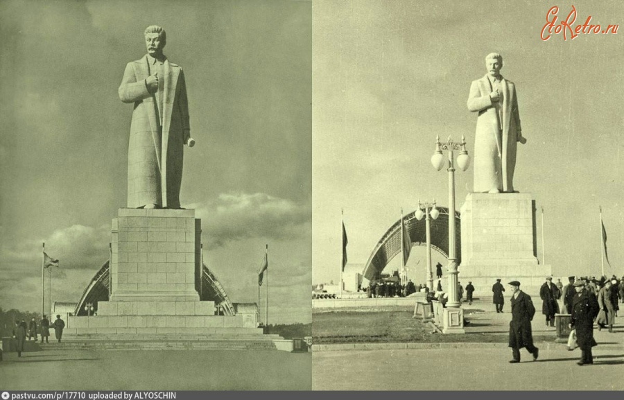 Москва - ВСХВ Монумент И.В. Сталина 1939, Россия, Москва,