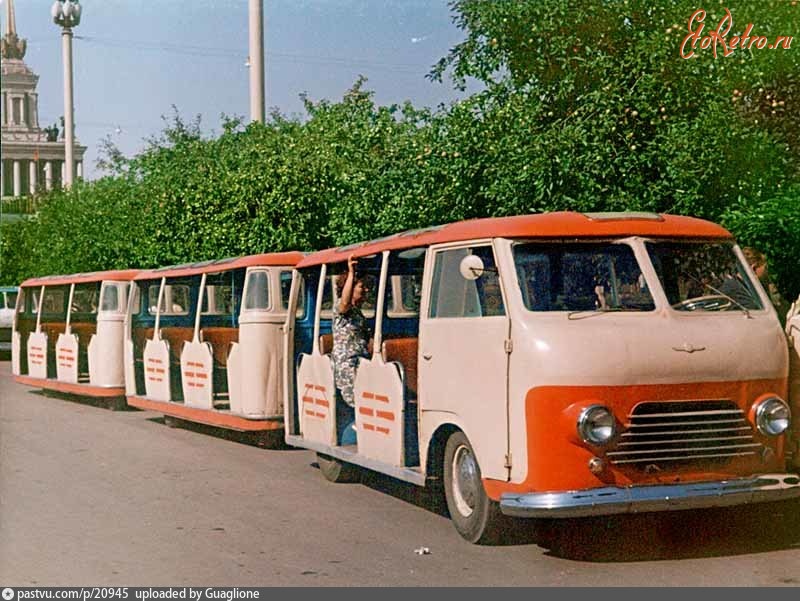 Москва - Автопоезд РАФ на ВДНХ 1961—1970, Россия, Москва,