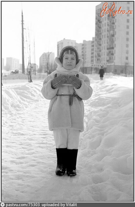 Москва - 16 Парковая улица зимой