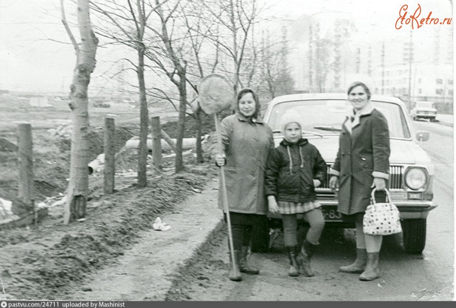 Москва - Шоссейная улица начала 70-х