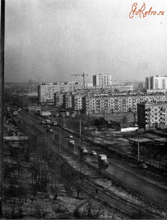 Москва - Рязанский проспект, близ домов №№44 - 54.