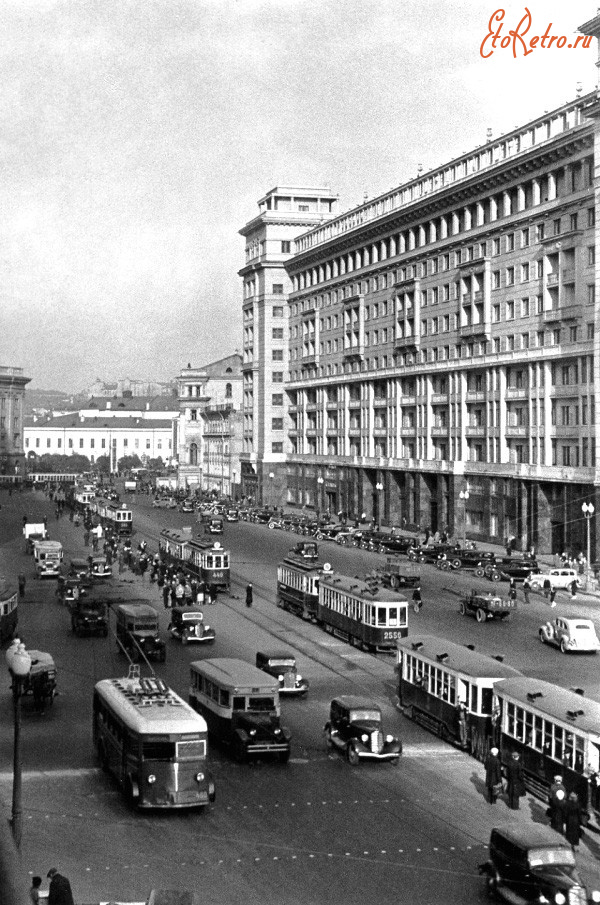 Москва - Охотный ряд,1930-е годы