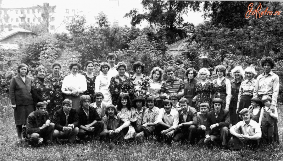 Болохово - Учителя и выпускники школы рабочей молодёжи Болохово 1970 год.