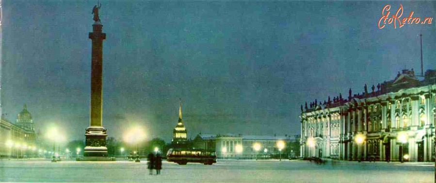 Санкт-Петербург - Дворцовая площадь ночью