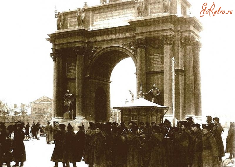 Санкт-Петербург - У Нарвских ворот 9 января 1905 г.