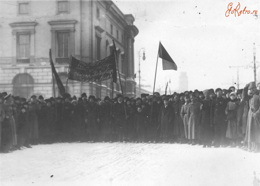 Санкт-Петербург - Группа демонстрантов с плакатом, Россия , Санкт-Петербург , Центральный район