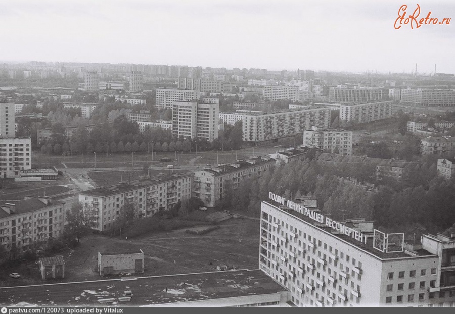 Санкт-Петербург - Краснопутиловская с высоток на пл. Победы