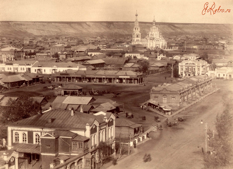 Бийск - Бийск. Вид на центральную часть города с колокольни Успенской церкви