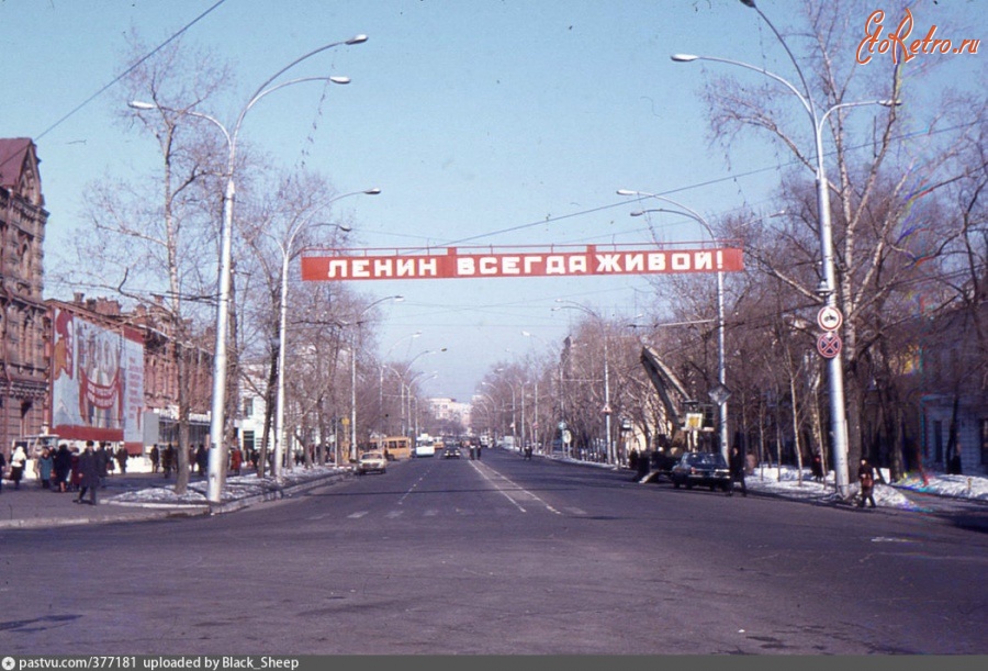 Хабаровск - Ленин всегда живой!