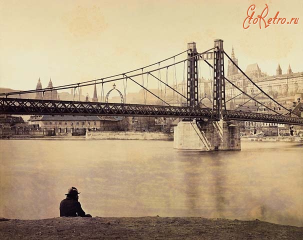 Прага - Рудольф (Iron) мост в Праге (снесен 1914)