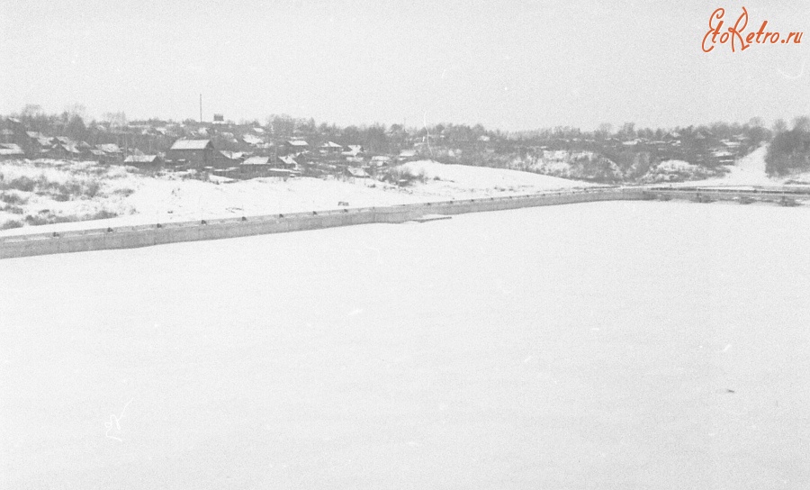 Чебоксары - Чебоксарский залив зимой в 1988г.