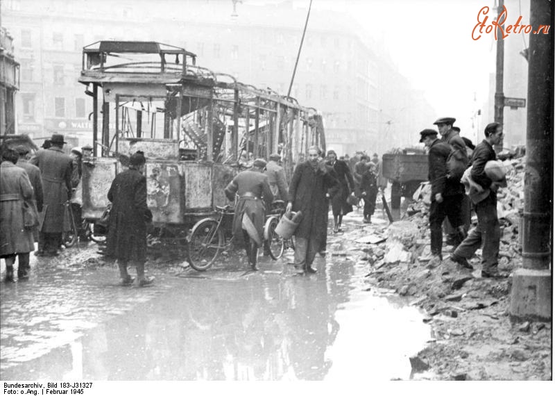 Берлин - Разрушения в Oranienstrase