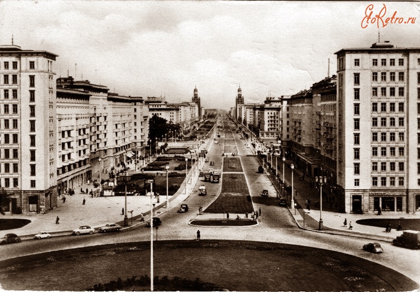 Берлин - Шталиналлее (нем. Stalinallee) Германия