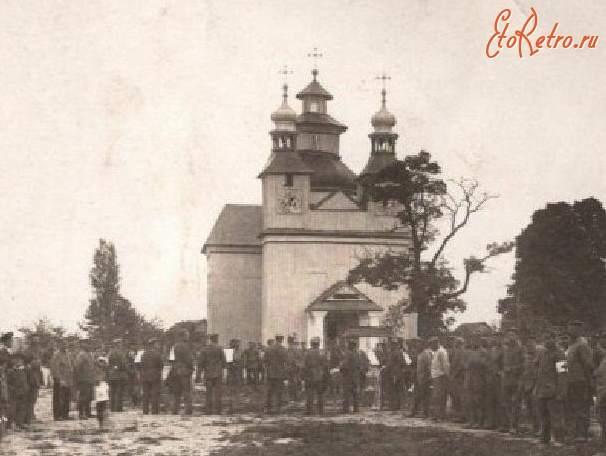 Волынская область - с.Купичів. Волинська обл.  Дерев