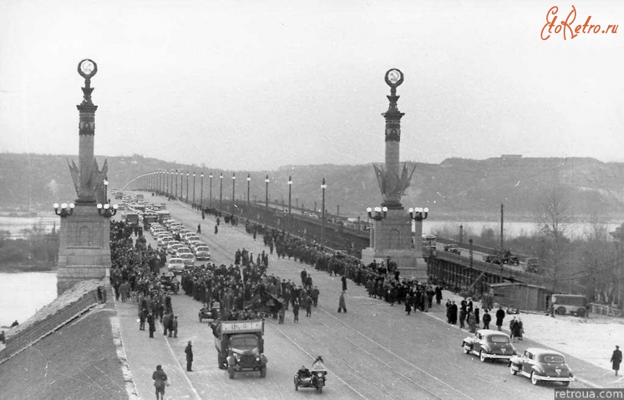 Киев - Київ. Відкриття моста ім. Е.О.Патона.