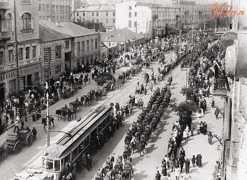 Киев - Київ. Польські війська вступають в Київ. 1920 рік.