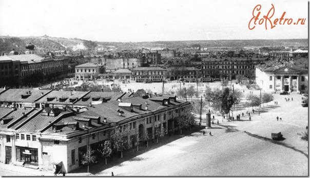 Киев - Київ.  Панорама Контрактової площі.