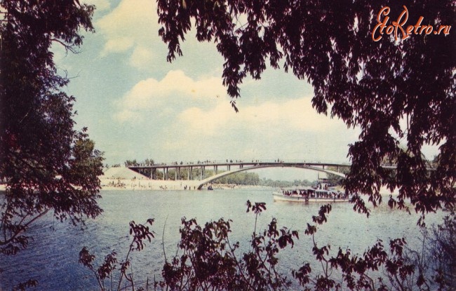 Киев - Киев. Гидропарк. Мост через Венецианский залив.