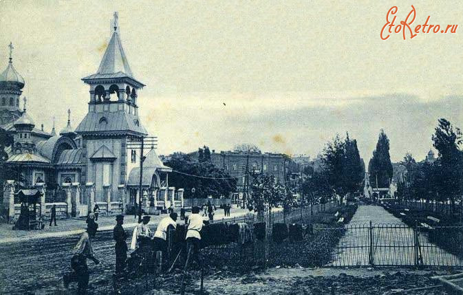 Киев - Київ.  Церква  Іоана  Златоуста-знесена більшовиками в 1930-х роках.