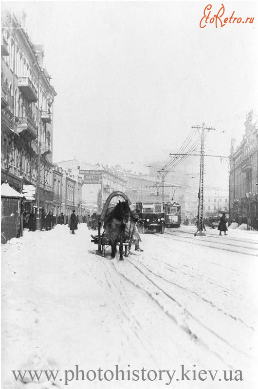 Киев - Киев.  Улица Воровского.