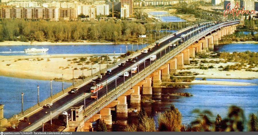 Киев - Київ.  Міст імені Патона через Дніпро.