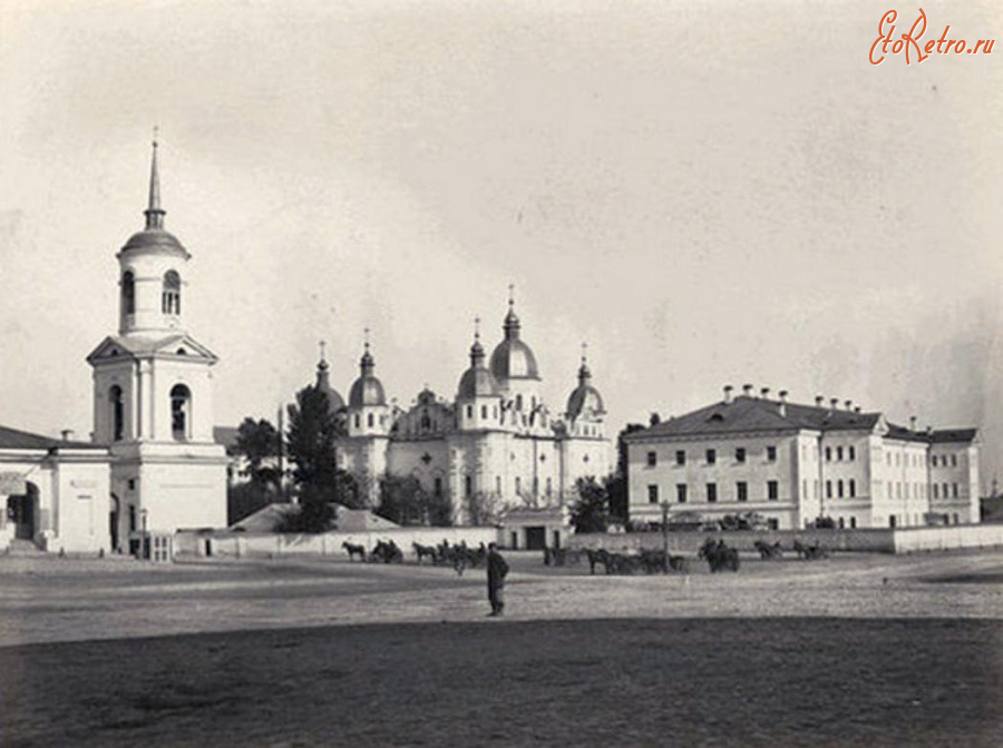 Киев - Київ. Братський монастир в 1870-х рр.