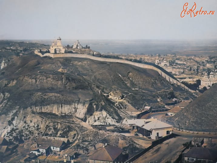 Киев - Київ.  Замкова гора та Андріївський узвіз.