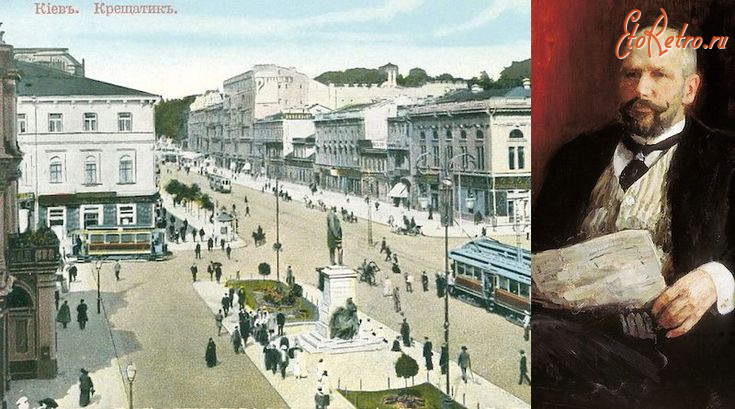 Киев - Киев.  Крещатик. Памятник Столипину.