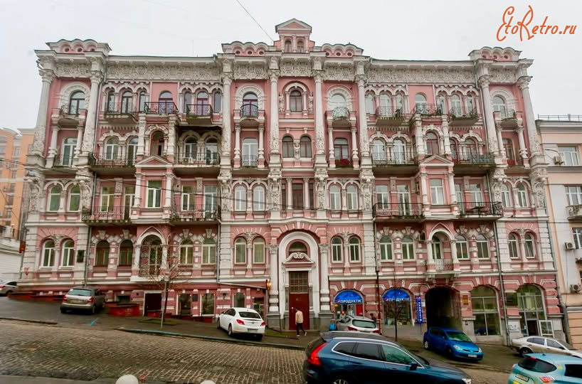 Киев - Київ.  Будинок Майкапар, належав підприємцю і меценату Ісааку Майкапару.