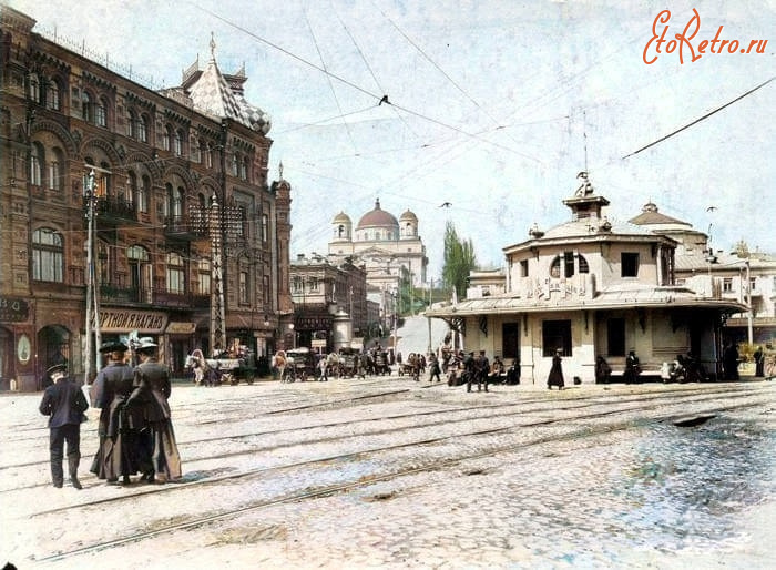 Киев - Київ.  Царська площа (нині Європейська).