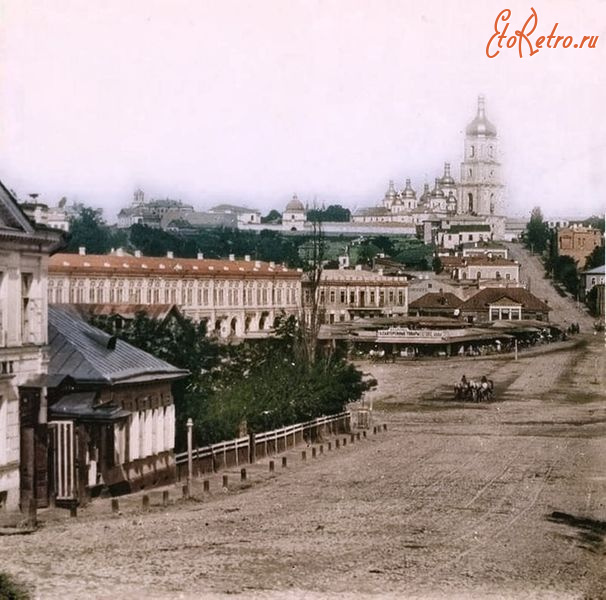 Киев - Київ. Майдан Незалежності в минулому Хрещатицька площа.