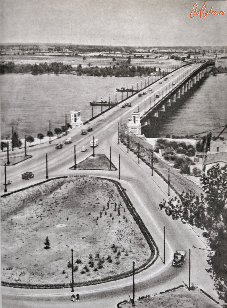 Киев - Київ. Міст Патона.