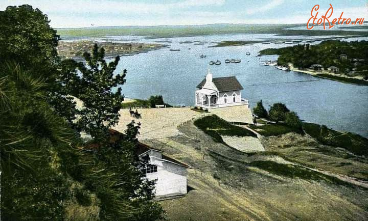 Киев - Київ.  Вид на Дніпро.