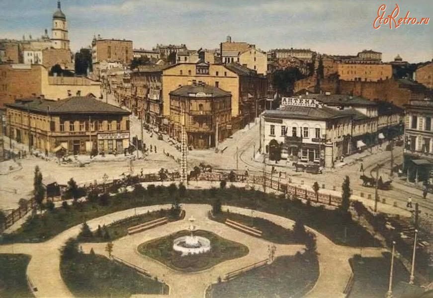 Киев - Київ.  Думська площа.