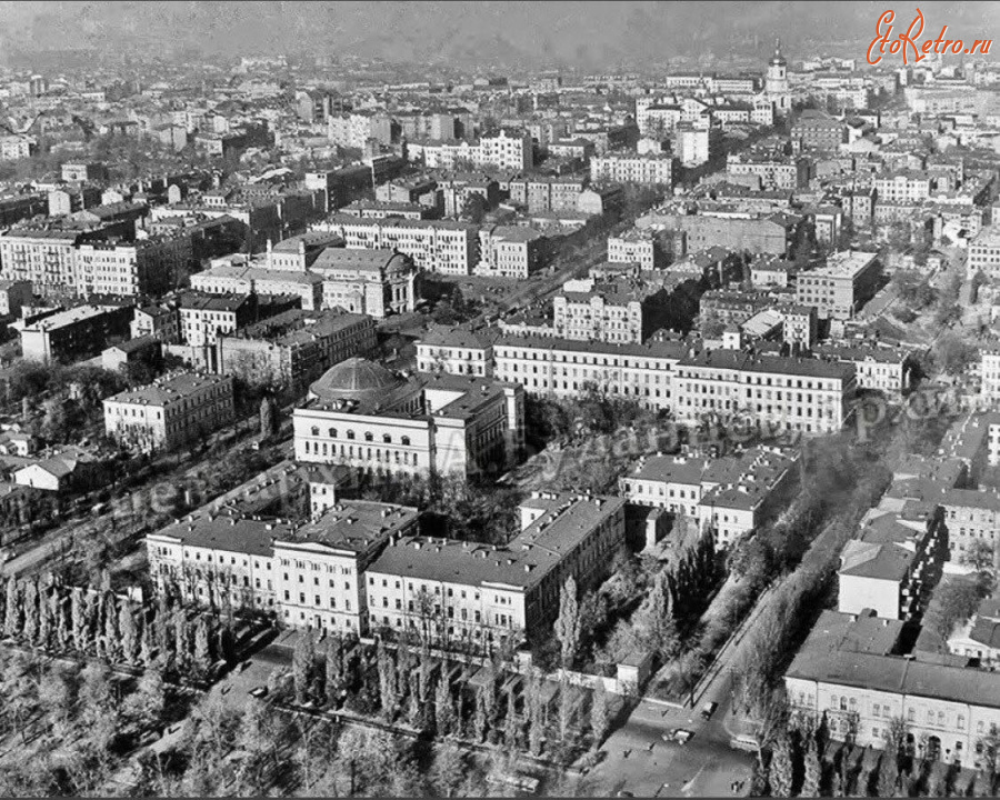 Киев - Київ.  Вид на центр міста.