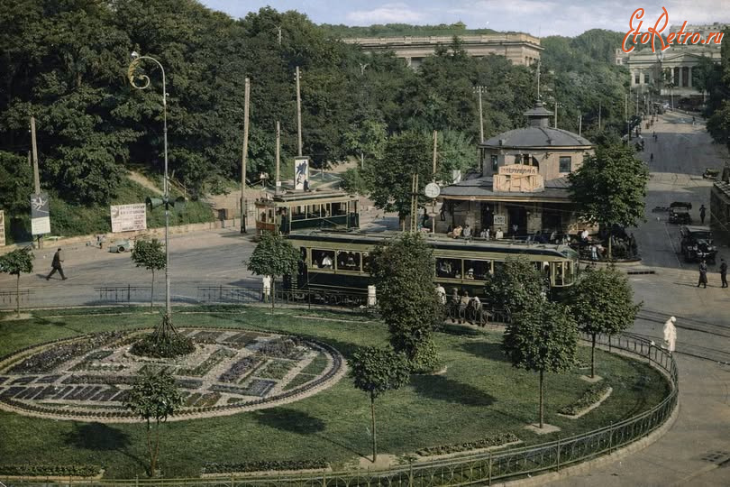 Киев - Київ.  Європейська площа (раніше Кінна площа).