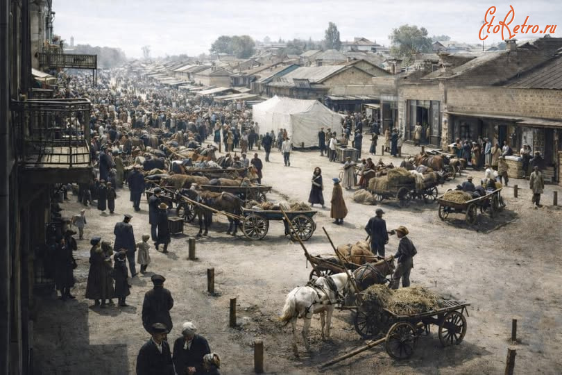 Киев - Київ.  Демієвська площа.