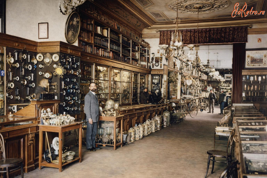 Киев - Київ.  Магазин годинників Н.Фальберга.